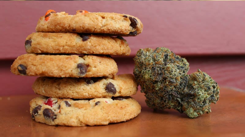 Ground cannabis or edibles