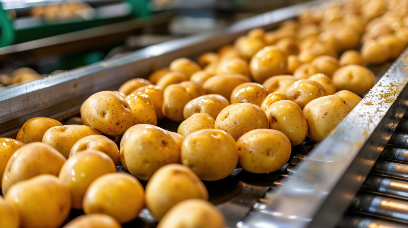 potatoes production line